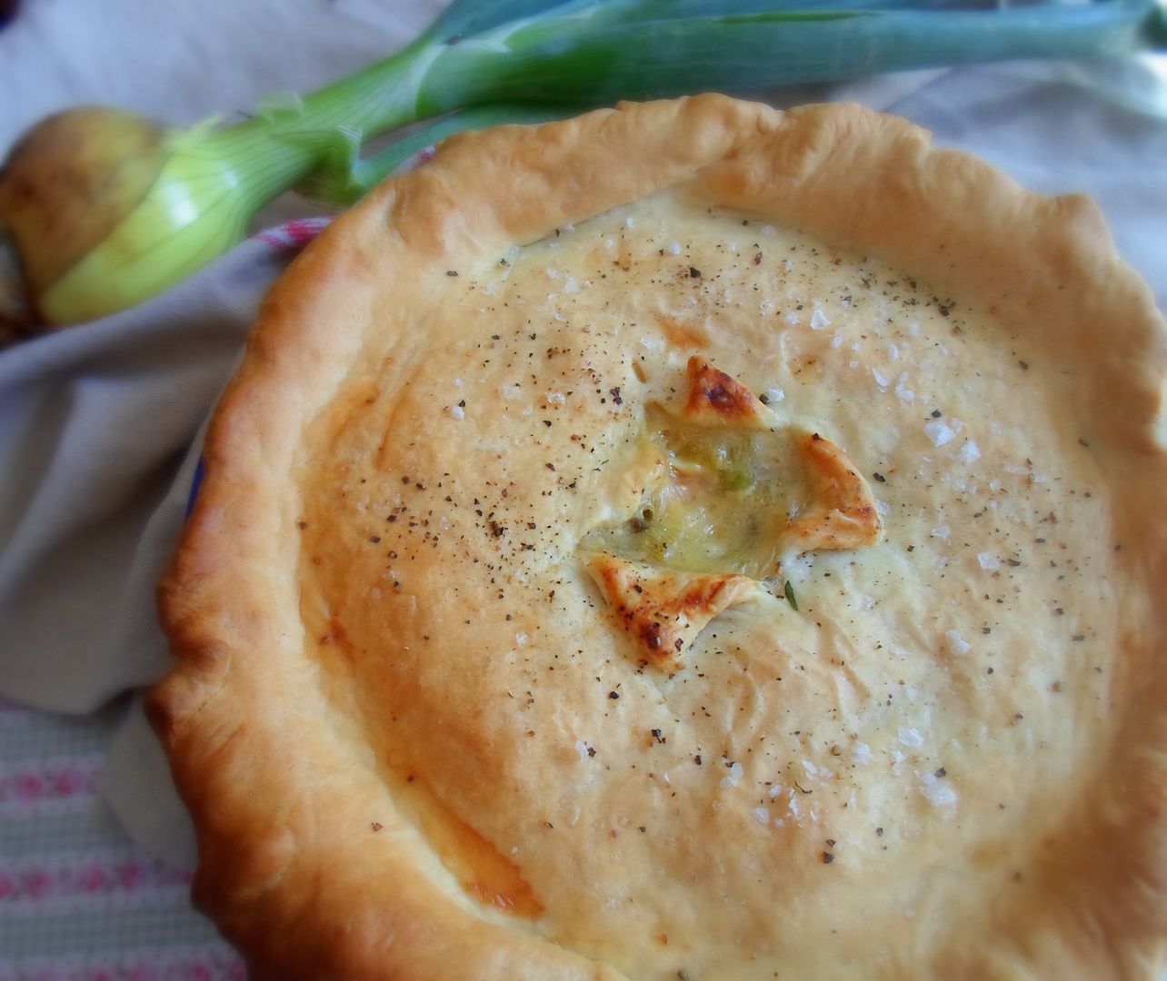The English Kitchen Chicken Pot Pie with Rapscallions, Tarragon and Lemon